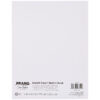 Sketch Smart Sketch Book, White, 11" x 8.5", 40 Sheets, Pack of 12