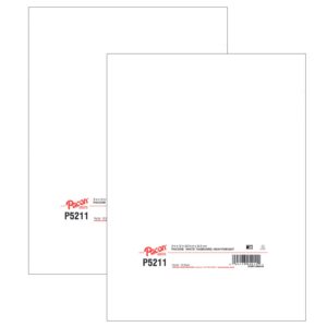 Heavyweight Tagboard, White, 9" x 12", 100 Sheets Per Pack, 2 Packs