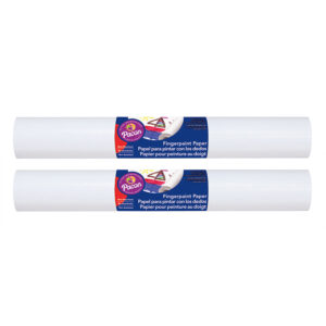 Fingerpaint Paper, White, 16" x 100', 2 Rolls