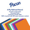 4-Ply Railroad Board, Dark Blue, 22" x 28", 25 Sheets