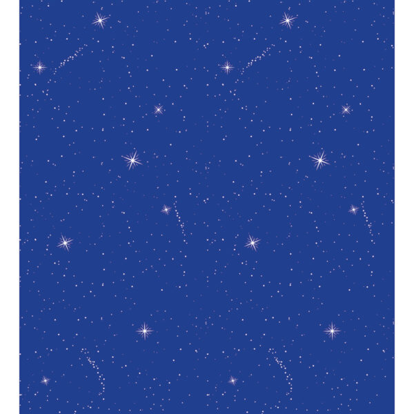 Bulletin Board Art Paper, Night Sky, 48" x 50', 1 Roll