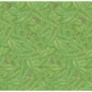 Bulletin Board Art Paper, Tropical Foliage, 48" x 12', 4 Rolls