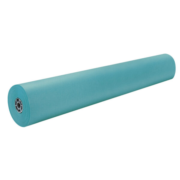Colored Kraft Duo-Finish Paper, Aqua, 36" x 1000', 1 Roll