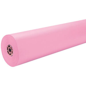 Colored Kraft Duo-Finish Paper, Pink, 36" x 100', 1 Roll