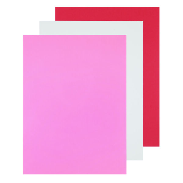 Construction Paper Valentine Assortment, 9" x 12", 150 Sheets Per Pack, 3 Packs