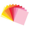 Construction Paper, Warm Assorted, 9" x 12", 150 Sheets Per Pack, 3 Packs