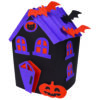 Construction Paper Halloween, Black, Orange, Purple, 9" x 12", 150 Sheets Per Pack, 3 Packs