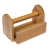 Wood Masking Tape Holder, Natural Wood, 10" x 7" x 6-5-8", 1 Piece