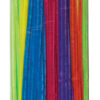 Jumbo Stems, Hot Assorted Colors, 12" x 6 mm, 100 Per Pack, 12 Packs