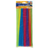 Jumbo Stems, Hot Assorted Colors, 12" x 6 mm, 100 Per Pack, 12 Packs