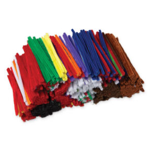 Jumbo Stems Classroom Pack, Assorted Colors, 6" x 6 mm, 1000 Pieces