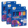 Glide-On Tempera Paint Sticks, Metallic Colors, 5 grams, 6 Per Pack, 3 Packs