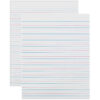 Sulphite Handwriting Paper, Dotted Midline, Grade 2, 1-2" x 1-4" x 1-4" Ruled Short, 8" x 10-1-2", 500 Sheets Per Pack, 2 Packs