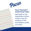 Newsprint Handwriting Paper, Dotted Midline, Grade 2, 1-2" x 1-4" x 1-4" Ruled Long, 10.5" x 8", 500 Sheets Per Pack, 3 Packs