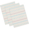 Newsprint Handwriting Paper, Dotted Midline, Grade 2, 1-2" x 1-4" x 1-4" Ruled Short, 8" x 10-1-2", 500 Sheets Per Pack, 3 Packs