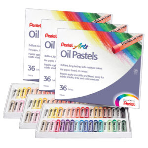 Oil Pastel Set, 36 Colors, 3 Sets