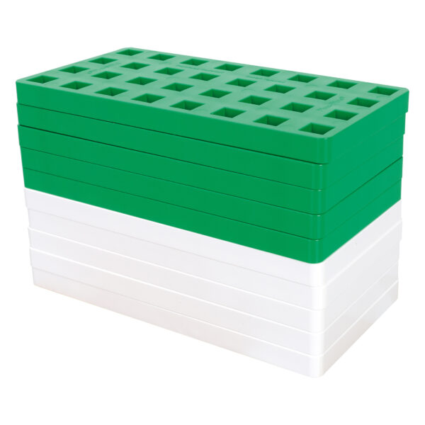 Plus-Plus BIG Baseplate Duo, Pack of 10