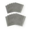 Building Blocks Baseplates, Classroom Pack, Gray, Set of 12