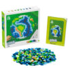 Building Blocks Puzzle By Number, Earth, 800 Piece