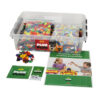 Building Blocks School Set, Basic, Neon, & Pastel Colors, 3600 Pieces