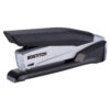 One-Finger Desktop Stapler, Black-Gray