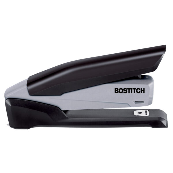 One-Finger Desktop Stapler, Black-Gray