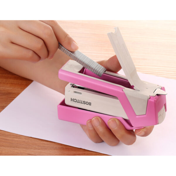 inCOURAGE 20 Compact Stapler, Pink Ribbon