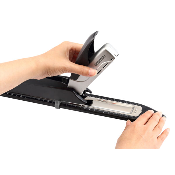 inREACH 25 12.5" Long Reach Stapler, Silver-Black