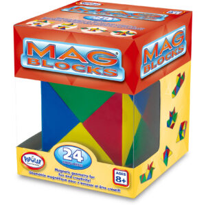 Tri-Mags Magnetic Puzzle Toy, 24 Pieces