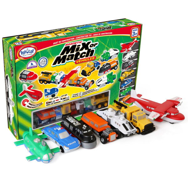 Magnetic Mix or Match Vehicles Deluxe