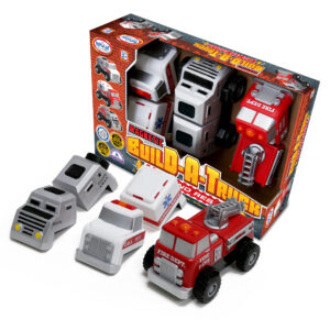 Magnetic Build-a-Truck, Fire & Rescue