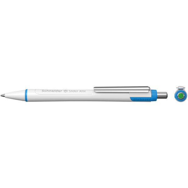 Slider Xite XB Refillable + Retractable Ballpoint Pen, 1.4 mm, Green Ink, Box of 10 Pens