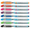 Slider Basic XB Ballpoint Pen, 1.4 mm, 8 Assorted Ink Colors in Reusable Wallet