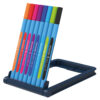 Slider Edge XB Ballpoint Pen, 1.4 mm, 8 Assorted Ink Colors in Adjustable Case Stand