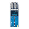 One Change Refillable Rollerball Pens, 0.6 mm, Blue, Pack of 5