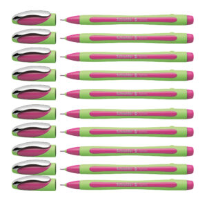 Xpress Fineliner Pen, Fiber Tip, 0.8 mm, Pink, Pack of 10