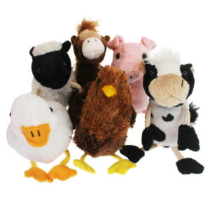 Farm Animals Finger Puppets, Set of 6