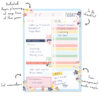 Daily Planner Pad - Ditzy Floral - Pack 6