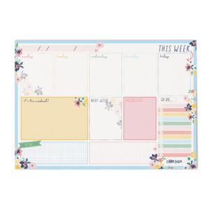 Weekly Planner Pad - Ditzy Floral - Pack 6