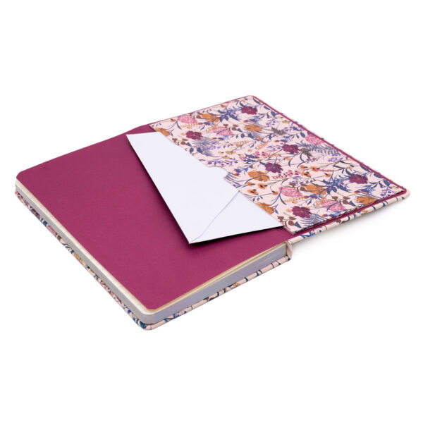 Bloom Softcover Notebook with Pocket - Black - Pack 3