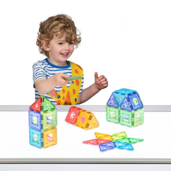 KinderMag Starter Set, Translucent, 48 Pieces