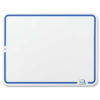 Education Lap Board, 9" x 12", Dry-Erase Surface, Marker Included, Pack of 6