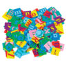 Alphabet Pasting Pieces, 2000 Per Pack, 3 Packs