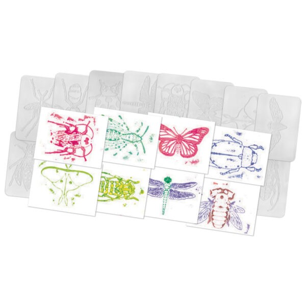 Rubbing Plates, Insects, 16 Per Pack, 2 Packs