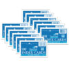 Index Cards, 3" x 5", Ruled, 100 Per Pack, 12 Packs