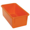 Stowaway Tray no Lid, Orange, Pack of 3