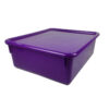 Double Stowaway Tray with Lid, Purple