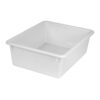 Double Stowaway Tray Only, White, Pack of 3