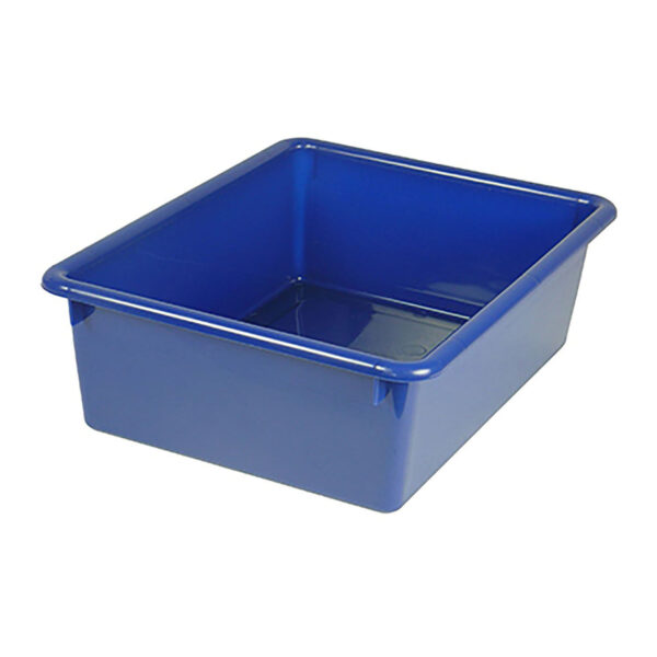 Double Stowaway Tray Only, Blue, Pack of 3