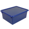 Stowaway 5" Letter Box with Lid, Blue, Pack of 2